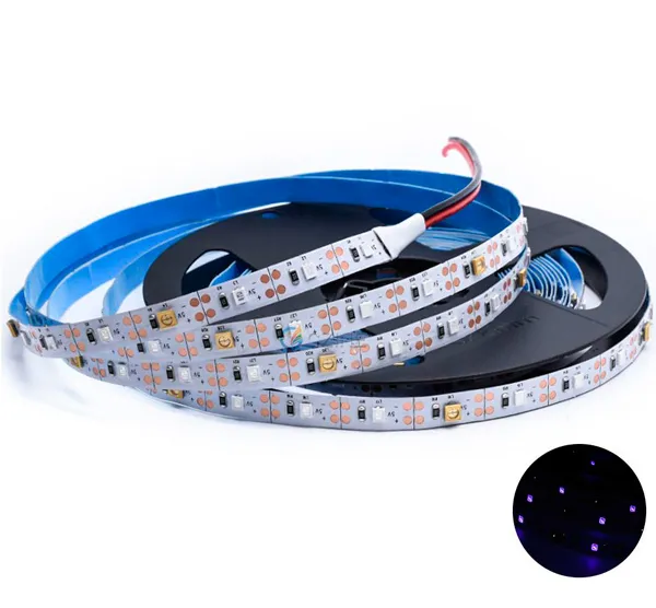 3535+2835 12V flexibele ledstrip UVC+UVA-desinfectie 395nm 275nm 8mm 120 leds