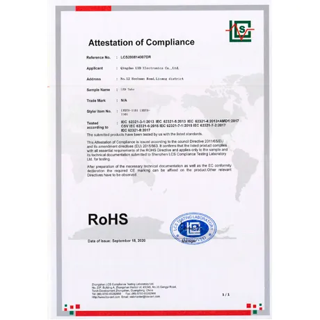 RoHS- en REACH-milieucompliance