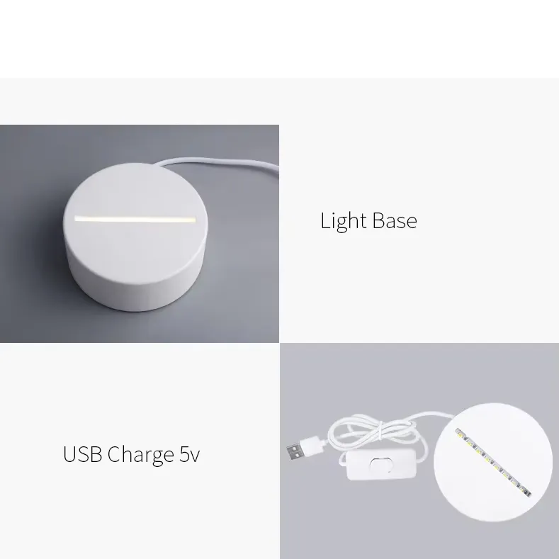 3D acryl nachtlamp