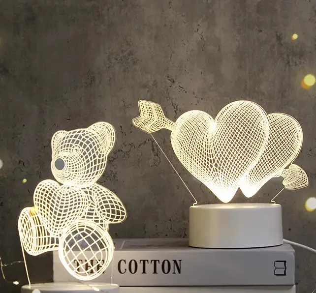 3D acryl nachtlamp