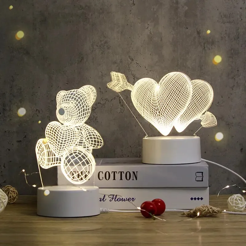 3D-acryl nachtlamp