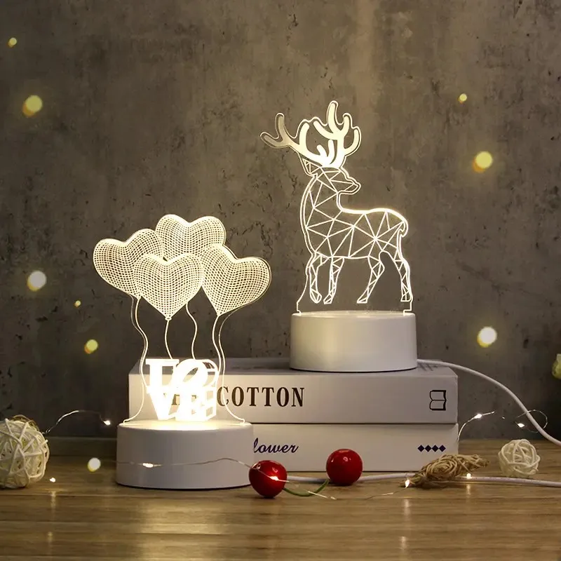 3D acryl nachtlamp
