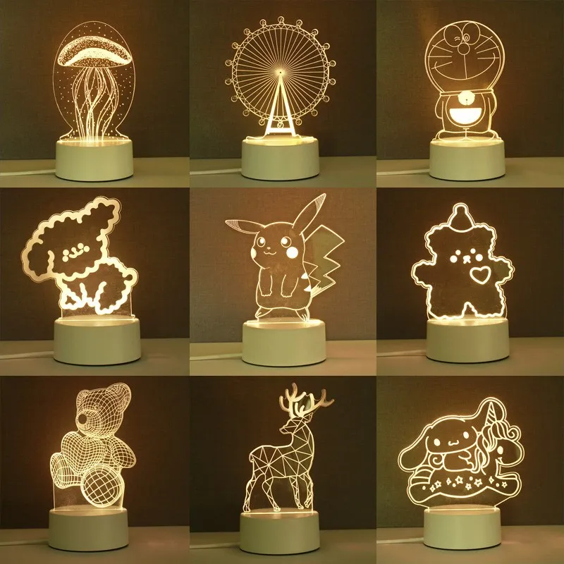 3D acryl nachtlamp