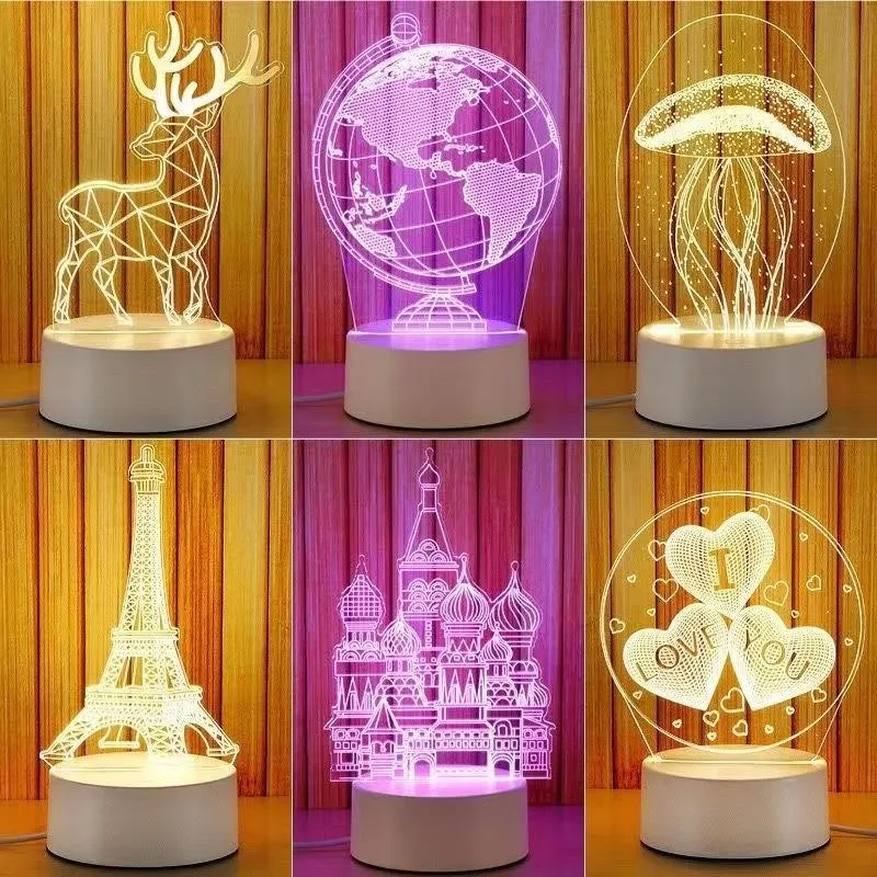 3D acryl nachtlamp