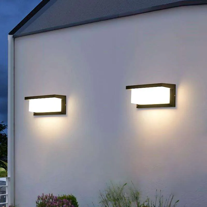 Buiten LED-wandlamp