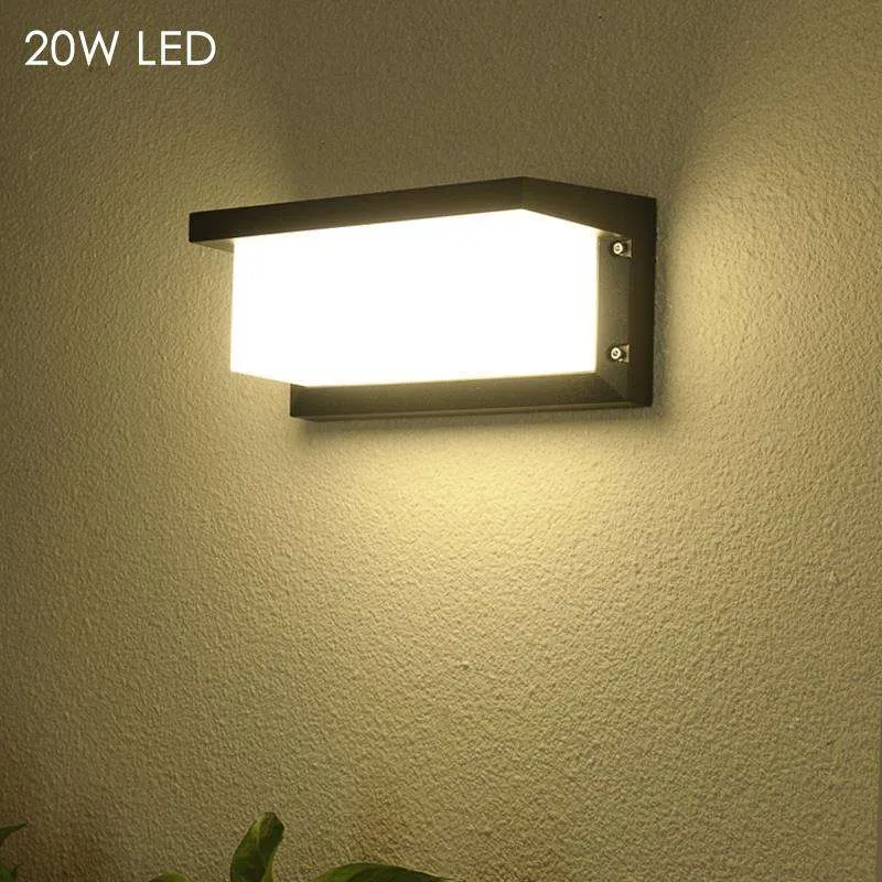 Buiten LED-wandlamp