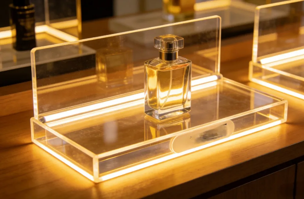 Acryl LED-displays op maat – laat uw merk stralen in retail en op beurzen