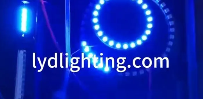 Aangepaste LED-lichtbak voor wasmachine – MCU-besturing, WS2812B, dynamische RGB-effecten