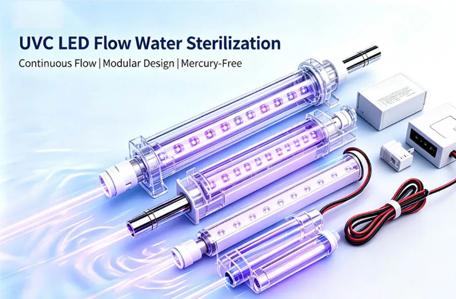 UV-LED in voedselverwerking en stromendwatersystemen: van statische naar dynamische sterilisatie