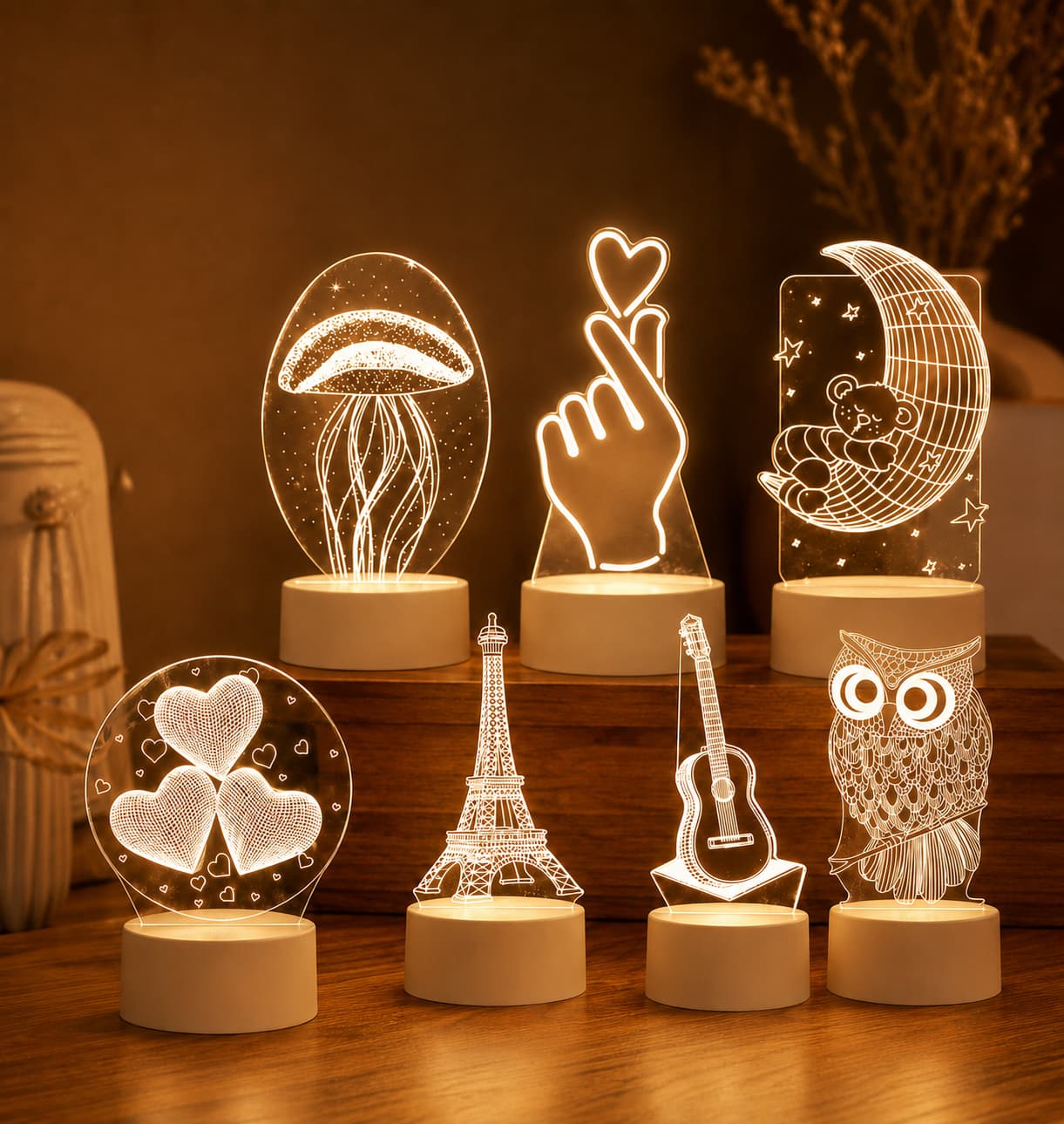 Hoe kiest u een OEM-leverancier voor op maat gemaakte 3D-acryl nachtlampjes?